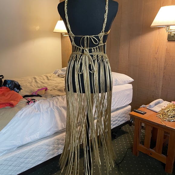 Handmade Macramé Rope Dress - Picture 11 of 16